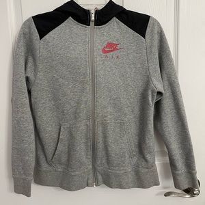 Gray Nike Zip Up